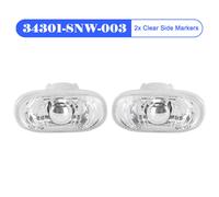 2x Clear Side Markers 34301-SNW-003 per Honda Civic Type R FD2 2006-2011 T0