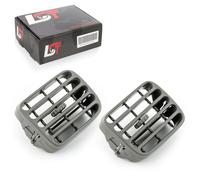 2x Climatizzatori Ventilazione Griglia Dreheinsatz Grigio per Renault Clio II 2
