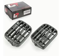 2x Climatizzatori Ventilazione Griglia Dreheinsatz Nero per Renault Clio II 2