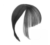 Zialofi 2x Clip in Frangia Frangia Finta Accessorio per Capelli Traspirante Frangia D'aria Alla Moda Sintetica per Costume Cosplay Da Indossare Ogni Giorno Fe