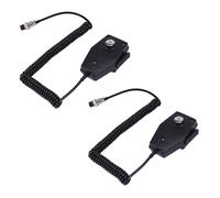 2X CM4 Radio CB Altoparlante Mic Microfono 4 Pin per / Auto Walkie Talkie
