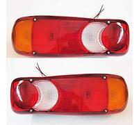 2x coda luci di ripresa 12V 24V per camion telaio camion rimorchio roulotte per uomo