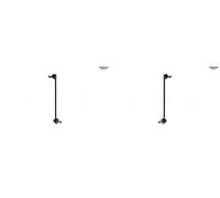 2x Collegamenti barra stabilizzatrice SIDEM Esterno S+D per MERCEDES-BENZ KLASA