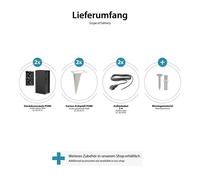 2x colonna di presa da giardino POMI per esterni IP44 a 4 vie in acciaio inox