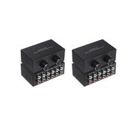 2X Commutatore Audio Stereo Bidirezionale RCA Un 4 Vie Commutatore Audio Canale Audio L/R, Splitter Audio 2 Nel 4 O 4 Nel 2
