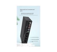 2X Commutatore di Segnale Video Componente 4x1 YPbPr YCbCr Audio DSW41 Pannello Divisore Pulsante Interruttore Manuale CVBS 720P Guscio In Metallo