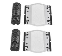 2X, compatibile con Braun, testina for rasoio elettrico Omentum 11B serie 1 110 120 130 140 150 150S-1 130S-1 5684 rete for coltelli + testina di rasatura