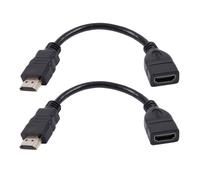 2X -Compatibile Maschio A Femmina Cavo di Estensione Corto E Comodo per Chrome Cast, Fire Tv Stick, Connessione Stick per Tv