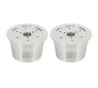 2X Compatibile per Capsule Riutilizzabili Ricaricabili Nel Acciaio Inossida5407