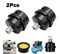 2x Compressore Aria Metallo-Filtro Aspirazione Filtro Rumore Silenziatore 1/2\PT