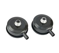 2x Compressore Maschile Filettato 20mm Presa D'Aria Silenziatore Filtro Metallo