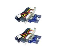 2X Computer Desktop Dual Port per Alimentazione ESATA ESATAp 9Pin To USB 2.0 Converter Expansion Scheda Staffa Posteriore