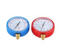 2x Condizionatore d'aria per alta e bassa pressione R410A R134A R22 Kit per manometro per refrigerante alta e bassa pressione,Misuratore automatico,manometro