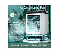 2X Condizionatore D'Aria Portatile Ventilatore Portatile Doppio Spruzzo Atomizzazione Ad Ultrasuoni Velocità Muto Raffreddatore D'Aria