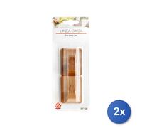 2x Confezione 2 Ganci Tipo Legno 23/2 Home