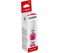 2x Confezione Originale Canon GI-50 Magenta Inchiostro per PIXMA MegaTank GI-50M