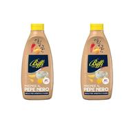 2X Confezione Per Biffi Maionese al Pepe Nero - salsa piccante perfetta per aperitivi e panini - 2 flaconi da 800g