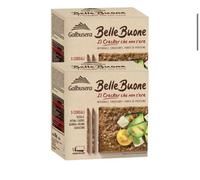 2X Confezione Per Galbusera Belle Buone Cracker ai 5 Cereali Segale, Avena, Farro, Quinoa e Grano Saraceno 200g