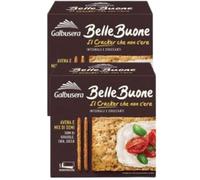 2X Confezione Per Galbusera Belle Buone Cracker Integrali con Avena e Mix di Semi di Girasole, Papavero e Zucca 200g