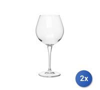 2x Confezioni 6 Calici In Vetro Premium 4 Nebbiolo 66 Trasparente Bormioli Rocco