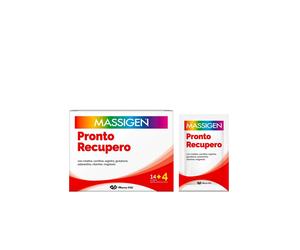 2x Confezioni MASSIGEN Pronto Recupero - 14+4 Bustine da 6g