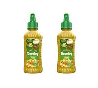 2X Confezioni Per Develey Salsa al Pesto 225 ml, Confezione da 2 Flaconi, Salsa al Basilico dal Gusto Mediterraneo, con Tappo Dosatore, Ideale per Pasta, Caprese, Insalate e Piatti Vegetariani