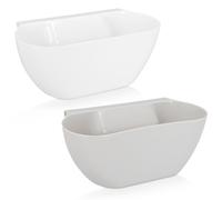 2x Contenitori rifiuti cucina vaschetta igienica raccolta scarti organici umido