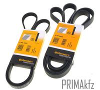 2x Conti 6PK2404+4PK1237 Cinghia Scanalata per Audi A4 A6 A8 2.5 Tdi + Avant