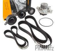 2x Contitech Cinghia + Set Rulli + Wapu per VW Lt 28-35 28-46 T4 2.5 Tdi