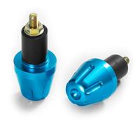 2x Contrappesi Universali Manubrio 17mm Stabilizzatori Moto Scooter Blu