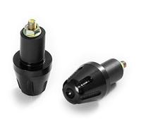 2x Contrappesi Universali Manubrio 17mm Stabilizzatori Moto Scooter Nero
