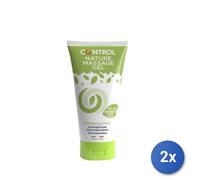 2x Control Gel Massaggio E Lubrificante 100 Ml. Nature 2In1