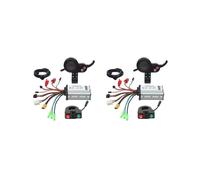 2X Controller 48V 500W MR-100 Display LCD Cruscotto Cruscotto + Pulsante Interruttore per Scooter Elettrico M4
