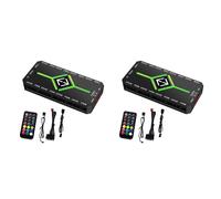 2X Controller ARGB A 3 Pin 5 V Raffreddamento Hub Ventola PWM A 4 Pin Hub V2094