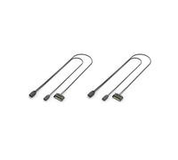 2X Controller ARGB per Computer PC Case RESET Controllo A ARGB Reset Cavo di Alimentazione PC 5V 3Pin Controller di Illuminazione Nero