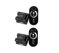 2X Controller LED Touch Dimmerabile Portatile 6 Tasti Telecomando Wireless RF Dimmer LED Monocromatico 12-24V 18A