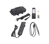2X Controller per Attuatori Lineari Elettrici, Kit di Controllo Remoto Cablato Wireless da 1 A 2 per Attuatori Motore/Lineari, Spina USA