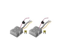2X Convertitore 36V/48V Un 12V 20A Voltaggio Regolatore Riduttore Convertitore Buck Step-Down Potenza con Fusibile