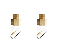 2X Convertitore Adattatore per Serbatoio Bombola CO2 da W21.8-14 un W21.8-14077