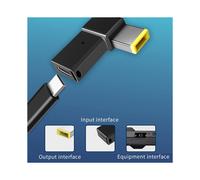 2X Convertitore da 100 W USB Tipo C Femmina Un Spina PD Quadrata USB-C Ricarica Rapida per Connettore Adattatore di Alimentazione CC per Laptop