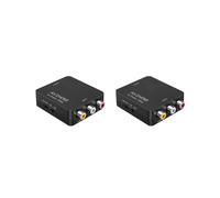 2X Convertitore da RCA un da AV un 1080P RCA CVBS Adattatore per Convertitore Audio Video PAL/NTSC per TV/PC/PS3/STB/ VHS