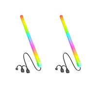 2X COOLMOON F300 Chassis Light Bar 3PINx2+4PIN 5V ARGB Desktop Computer Chassis Luce Ambientale Striscia Luminosa Un LED Decorativa