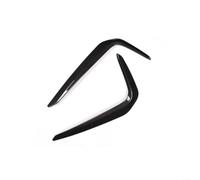 2X Copertura Fendinebbia Copertura Copertura Per BMW Per Serie 5 G30 2018 | Cornice decorativa per paraurti anteriore con carbonio per ottica, paraurti in plastica ABS, facile montaggio, nero