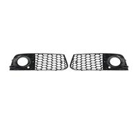 2x Copertura Nera Per Griglie Fendinebbia Per Auto Con Rete A Nido D'ape Nera Per A4 B8 2009 2010 2011 2012 Griglia Paraurti