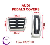 2X Copertura Pedali Freno Gas Accelleratore Antiscivolo Per Audi A4 A5 A6 A8 Q5