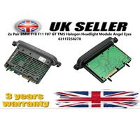 2X Coppia BMW F10 F11 F07 GT TMS Modulo Fari Alogeni Occhi Angel 63117258278