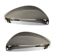 2x Coppia Calotte Specchietto Retrovisore per Citroen C3 Dal 2016 Cromate