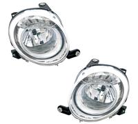 2X Coppia Fari Fanali Anteriori per Fiat 500 2007-2015 Destro e Sinistro