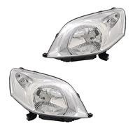 2x Coppia Fari Fanali Anteriori per Fiat Fiorino Qubo Dal 2008