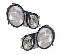 2x Coppia Fari Fanali Anteriori per Mercedes Clk C208 1997-2002